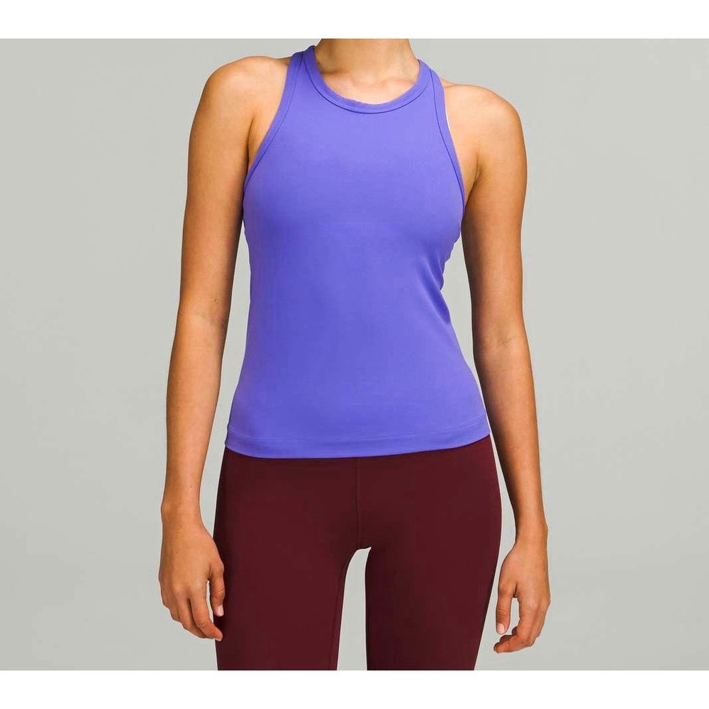 Lululemon Align Waist-Length Racerback Tank Top Charged Indigo Womens size 2